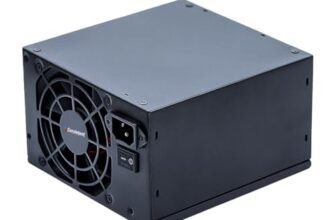Consistent Voltedge 450W Power Supply, ATX Desktop SMPS with 8cm Fan, SMT Design, 20+4 Pin ATX, SATA & IDE Connectors, Includes 1.2M India Power Cord, Black (Model: CTPS4500)