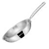 Lifelong Tri Ply Fry Pan – 22 cm Stainless Steel Frying Pan with 1.25 Litre Capacity – Induction & Gas Compatible Cookware – Durable, Even Heating for Searing, Frying, and Sautéing (Silver)