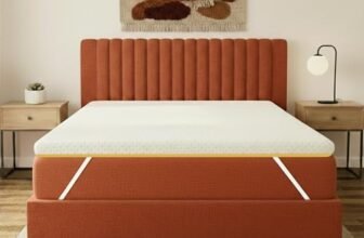 SleepyHug OrthoSoft Plus HR Foam Mattress Topper | 2 Inch Medium-Firm Support | Improves Back Support & Mattress Firmness | Quilted Cover | Anti-Skid Base | 72x60x2 Inches, Off-White