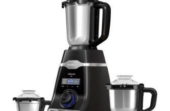 HAVELLS Black 500 W Mixer Grinder(Silencio | 3 Jars | Black, Silver)