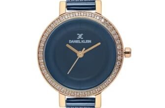 Daniel Klein Analogue Women’s Watch (Blue Dial Blue Colored Strap)