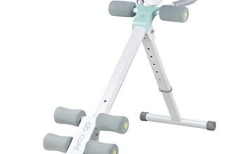 leikefitness Height Adjustable Ab Trainer Abdominal Whole Body Workout Machine Waist Cruncher Core Toner, Leg, Thighs, Buttocks Shaper with LCD Monitor AB9300(Green)