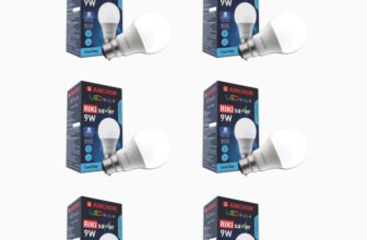 ANCHOR 9 W Basic Standard B22 LED Bulb(White, Pack of 6)