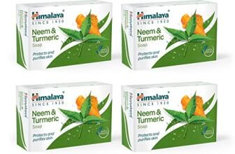 Himalaya Neem & Turmeric Soap, 75g (Pack of 4)
