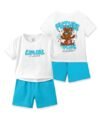 Mightpride® Boy’s 100% Pure Cotton Premium Printed Tshirt and Shorts Set (Pack of 1)