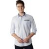 British Club Men Slim Fit Shirt |Blue|L|
