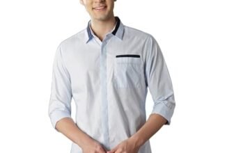 British Club Men Slim Fit Shirt |Blue|L|