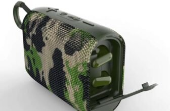 KilTer By Life Like 2-in-1 Bluetooth Speaker with TWS Earbuds, Camouflage Green
