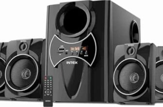 Intex 2650 Pro Auxiliary, Bluetooth Deep Bass Home Theater with Subwoofer 4.1 Channel with 70W Premium Signature Sound, Multiple Connectivity Modes, Master Remote and Sleek Finish (Black)