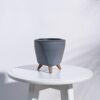 UGAOO Lagos Pot – Grey | Flower Pot for Indoor, Outdoor, Home, Garden