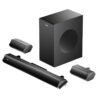 boAt Aavante Bar Prime B300 with Subwoofer and Dual Rear Speakers, 300W RMS Output, 5.1 Channel, Multi-Connectivity, EQ Modes, & BT v5.3 Soundbar with Powerful Signature Sound (Charcoal Black)