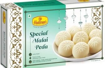 Haldiram’s Nagpur Special Malai Peda 250g | Rich & Creamy Indian Sweet | Traditional Mithai for Festivals & Gifting