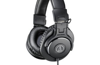 audio-technica Ath-M30X Wired On Ear Headphones Without Mic Wired without Mic(Black, On the Ear)