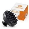 E-COSMOS® Hair Scalp Massager Shampoo Brush with Soft Silicone Bristles Kitchen for Anti Dandruff Removal Head Massager Prevents Hair loss for Men, Women (BLACK)