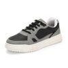 Centrino Women Sneaker | Cushioned Insole for Comfort | Stylish Lace-Up Design | Perfect for Casual Outfit for Girls 9252-4 Black-Grey