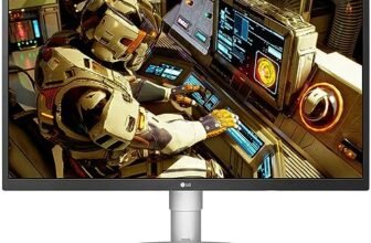 LG 69 cm/27 inches LCD 4K-UHD 3840 x 2160 Pixels HDR 10 Monitor with IPS Panel for Designing, Radeon FreeSync, Height/Pivot/Tilt Adjustable Stand, HDMI x 2, Display Port- 27UL550 (White)