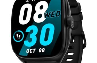 Titan Evolution Smartwatch Comes with 1.85” AMOLED Display with 390 * 450 Pixel Resolution|SingleSync BT Calling|AI Voice Assistant|100+ Sports Modes and Watchfaces|Upto 7 Day Battery|IP68