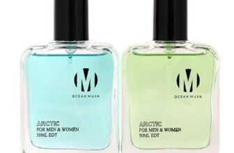 Ocean Musk EDT Arctic & Pacific 100ML – Ocean Blue & Green | Long-Lasting, Fresh & Earthy Unisex Perfume Duo for Everyday Use & Gift Set