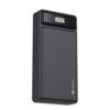 Portronics Luxcell B 20K Advanced 20000 mAh Power Bank with 22.5W Max Output, LED Battery Display, 22.5w Mach USB-A, 20w Type C PD Output, Type C Input, Wake Up Button, Black
