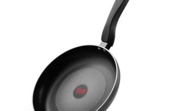 Tower Fry Pan 22cm Aluminium Non Stick Heat Indicator Induction Gas | 22cm aluminium with PFOA non-stick, red spot heat indicator, induction and gas compatible, soft touch handle