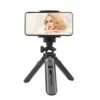 Pora’s Mobile Tripod Stand | Portable Handheld Tripod for Camera/Cell Phone | Tabletop Mini Tripod with Universal Phone Clip Extendable Tripod