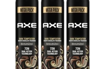 Axe Dark Temptation Long Lasting Deodorant Bodyspray For Men, 215ml (Pack of 3)