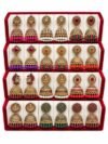 Trivik 24 Pcs Jhumka Earrings Set for Women Girls, 12 Pair Random Designs Gold Colour Jewellery Gift Box (GOLD 6)