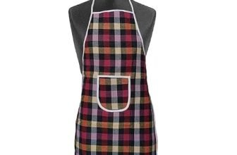 Cread Craft Waterproof Kitchen aprons for women and men with big Pocket (Color and Design May Vary)-CC03