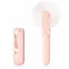 ARCTICOOL Portable Handheld Fan | 2-in-1 Foldable Mini Fan | USB Rechargeable | 8-15 Hours Battery | Lightweight & Safe for Home, Office, Travel & Outdoor (Pink)