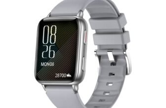 Mustard Magma Smart Watch with 1.8″ Amoled Display, Bluetooth Calling, Water Proof IP68, 100+ Sports Mode, 150+ Watch Faces, Dedicated Spo2, and Dynamic Heart Rate Analysis,(Silver)