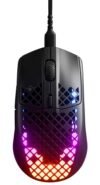 SteelSeries Aerox 3 – Super Light Gaming Mouse – 8,500 CPI TrueMove Core Optical Sensor – Ultra-Lightweight Water Resistant Design – Universal USB-C connectivity, Black