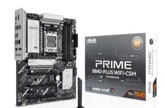 ASUS Prime B840-PLUS WiFi-CSM AMD Socket AM5 for AMD Ryzen 9000 & 8000 & 7000 Series Desktop Processors 1 x PCIe 4.0 x16 Slot (Supports x16 Mode)