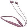 boAt Rockerz 255 Max, 60HRS Playtime, EQ Modes, Power Magnetic Earbuds, Low Latency, ENx Tech, Fast Charge, Textured Finish, Bluetooth Neckband, Wireless with Mic Earphones (Maverick Maroon)