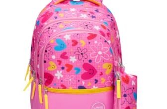 Lavie Sport Cupcake Backpack | 22 Liters | Rain Cover | Gift for Boys & Girls