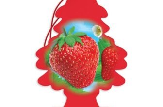 Little Trees Strawberry Air Freshener (Pack of 3) | Sweet Fruity Fragrance | Iconic Tree Hanging Design | For Car, Home, Wardrobe | Imported from USA