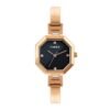 TIMEX Analog Watch for Women with Black Octagonal Dial & Rose Gold Brass Bracelet Band Water Resistant Women’s Wrist Watches – TWEL195SMU04