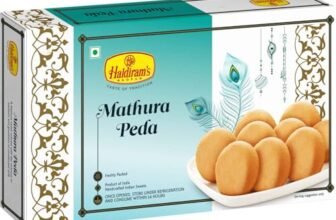 Haldiram’s Nagpur Mathura Peda 250g � A caramelized sweet from Mathura with a distinct deep flavor and grainy texture, loved across generations