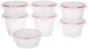 Amazon Brand – Solimo Plastic Kitchen Storage Container Set, 7-Pieces, Transparent