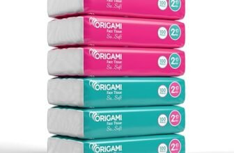 Origami Online Facial Tissues | Soft Pack | Pack of 6 | 100 Pulls Each