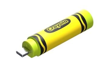 SANDISK Crayola USB Type-C 256GB, Upto 300 MB/s, Crayon Design Pendrive for Smartphone, Tablet & Laptop, Electric Lime, 5Y Warranty (SDCZIC-256G-G46L)