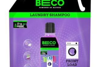 Beco Matic Natural Laundry Liquid | Front Load, 5L Super Value Jerry Can| Natural Formula for Tough Stain Removal & Fabric Care