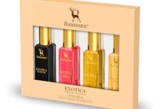 Ramsons Exotica Premium Collection – Pack of 4 (20ml Each) | Exotica Intense, Exotica Glam, Exotica & Exotica Gold Fragrance Combo for Women | Long-Lasting Refreshing Scents