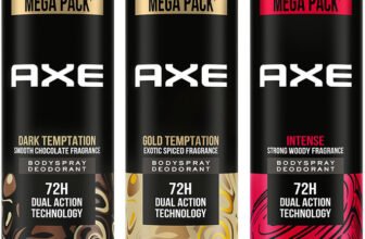 AXE Gold Temptation, Dark Temptation and Intense Deodorant Spray  –  For Men(645 ml, Pack of 3)