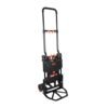 BLACK+DECKER ‎BXWT-H206-SP 2-in-1 Folding Handtruck, 55/120kg(Handtruck/Platform) Load Capacity, Weight 7.3kg, Black & Orange, Open Dimn: 78x45x92 cm, Folded Dimn: 38.9×11.7×64.3 cm