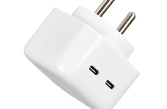 UNIGEN 35W Dual Port USB-C Power Delivery Wall Adapter | BIS Certified with Multi-Protection | Compatible with iPhone 17/16/15/14/13/12/11 Series, Samsung & Other USB-C Devices