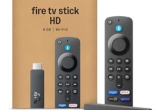 Amazon Fire TV Stick HD (newest model), our fastest HD stick yet, 1,500+ apps, smart voice search with Alexa+, directly powered by your TV