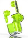 VEHOP TM10 Transparent Truly Wireless TWS Earbuds, AI-ENC Calls, Long Playtime, Immersive Audio, Bluetooth v5.3 Wireless Earphone, Voice Assistant, Type-C Fast Charging & IPX5 Water Resistant. (GREEN)
