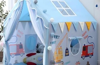 XEMOX, Light Weight Kids Play Tent House – Fun, Foldable, and Durable for Indoor & Outdoor Toys for 3 to 10 Year Old Kids (CRN 01)