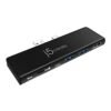 j5create Surface Pro 7 Ultradrive Mini Dock, 6-in-2, 4K60 HDMI, 10Gbps USB-A x 2, 10 Gbps USB-C with PD 60W Pass-Through Charging, SD/microSD Card Reader (JCD324B)