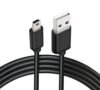 Mjkart USB 2.0 A Male to Mini-B 5 Pin 3 Meter V3 Cable (9.84 Feet) for External HDDS/Digital Cameras/Card Readers/MP3 Players